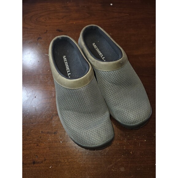 Merrell Encore Breeze 4 Clog Women's 6.5 Grey Mesh Slip On Mule Shoe J003256 - Picture 2 of 5